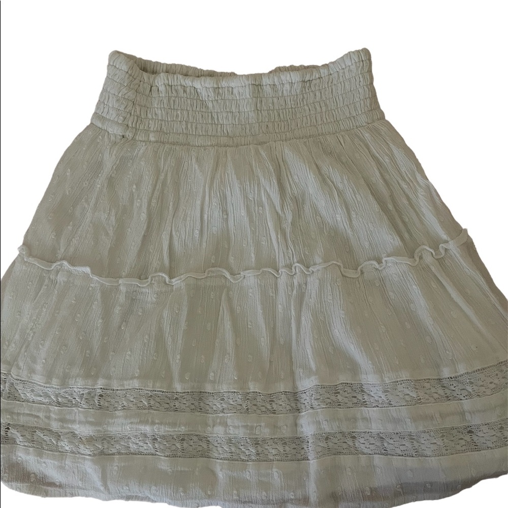 White skirt